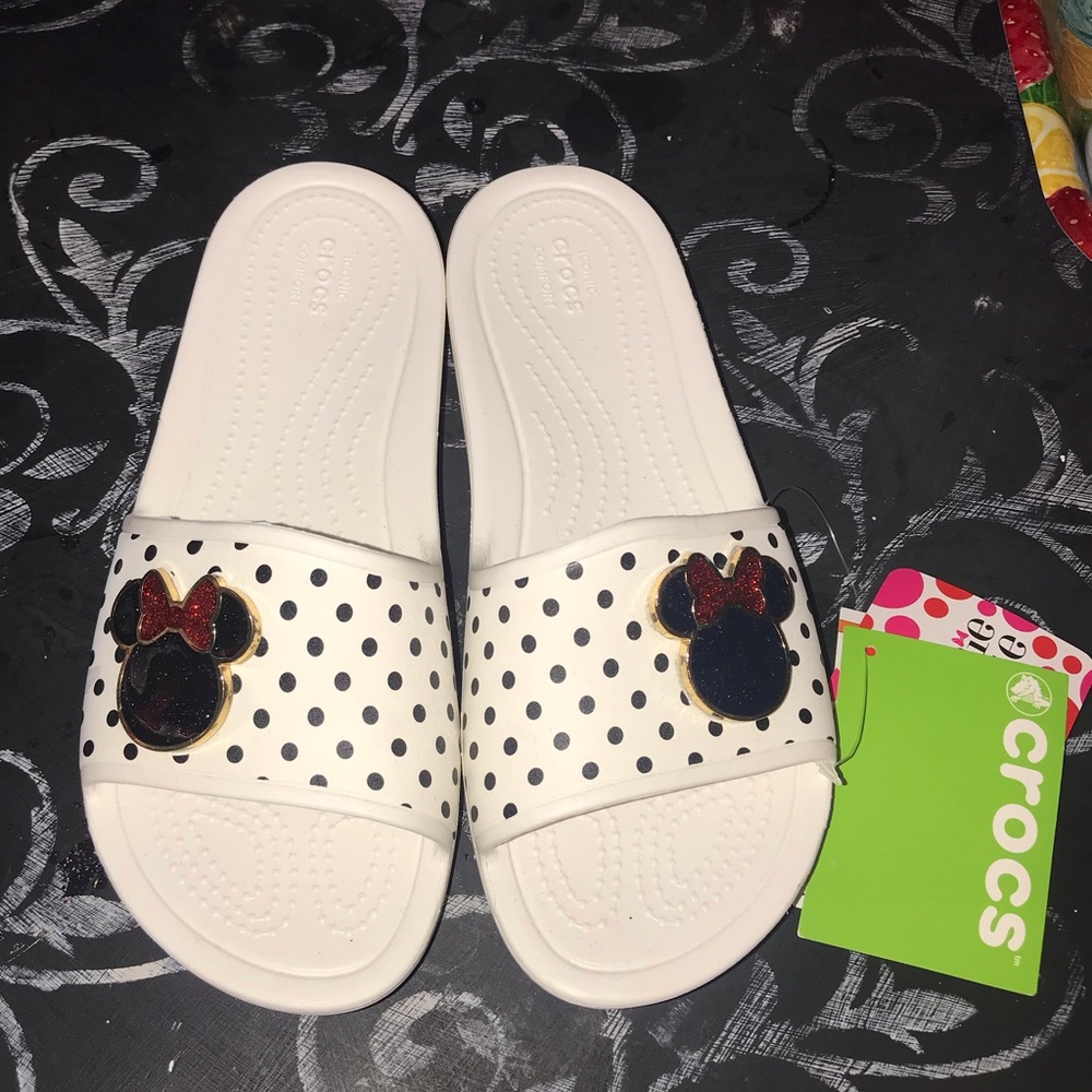 Crocs Disney Minnie Sandals Slides *New*